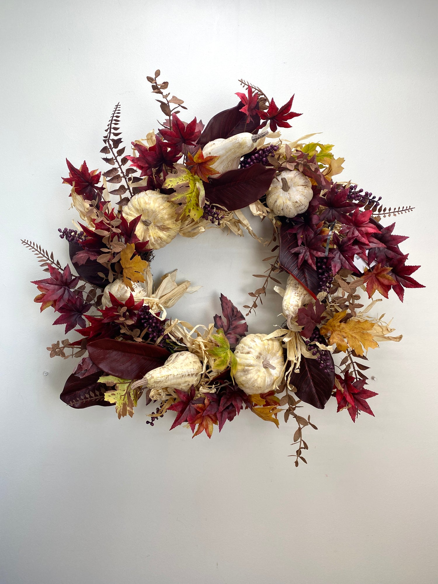 27" Shades of Fall Wreath