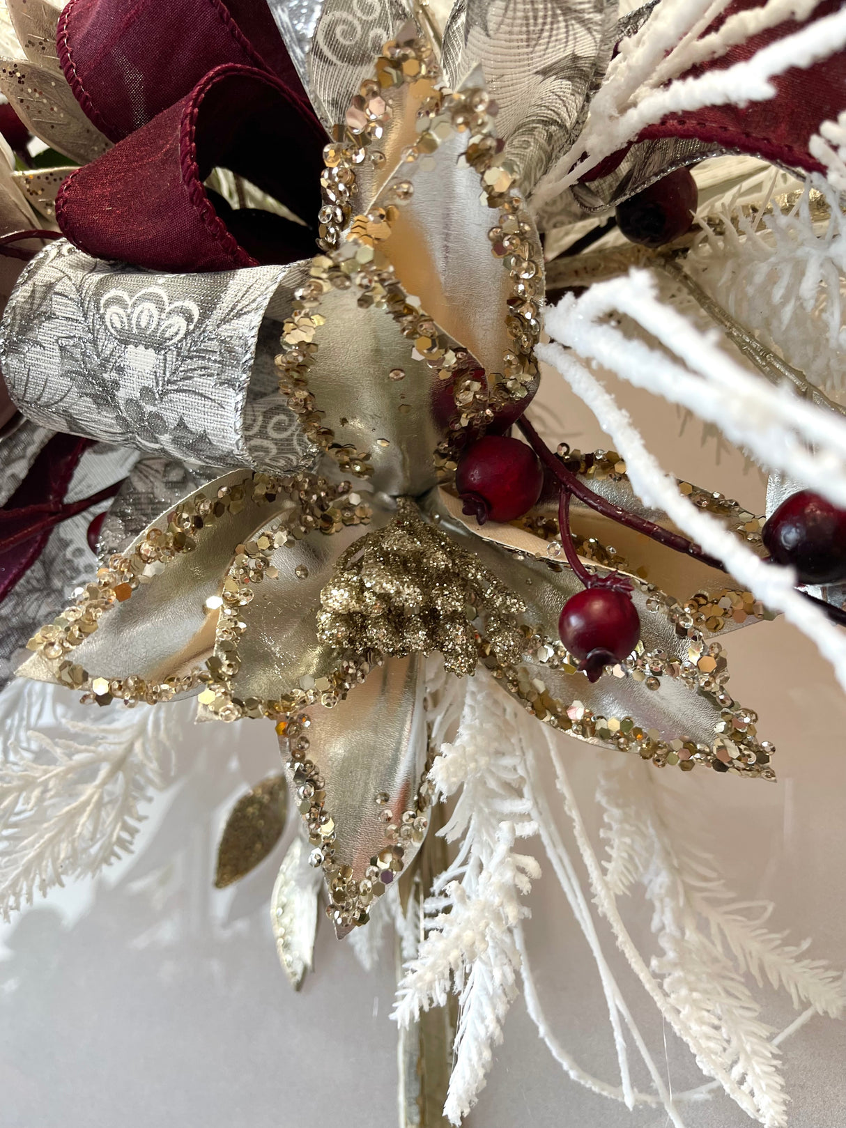 38" Dancing In the Snow Swag