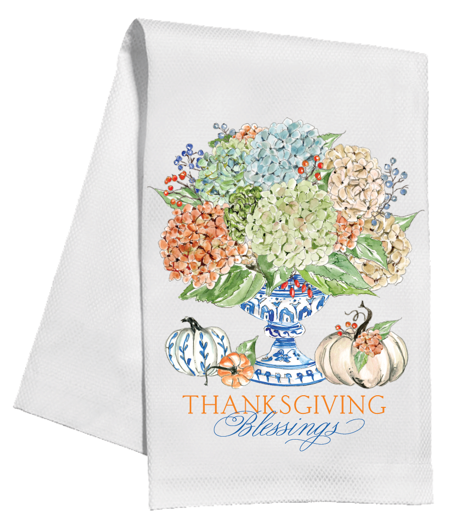 Thanksgiving Blessings Kitchen Towel
