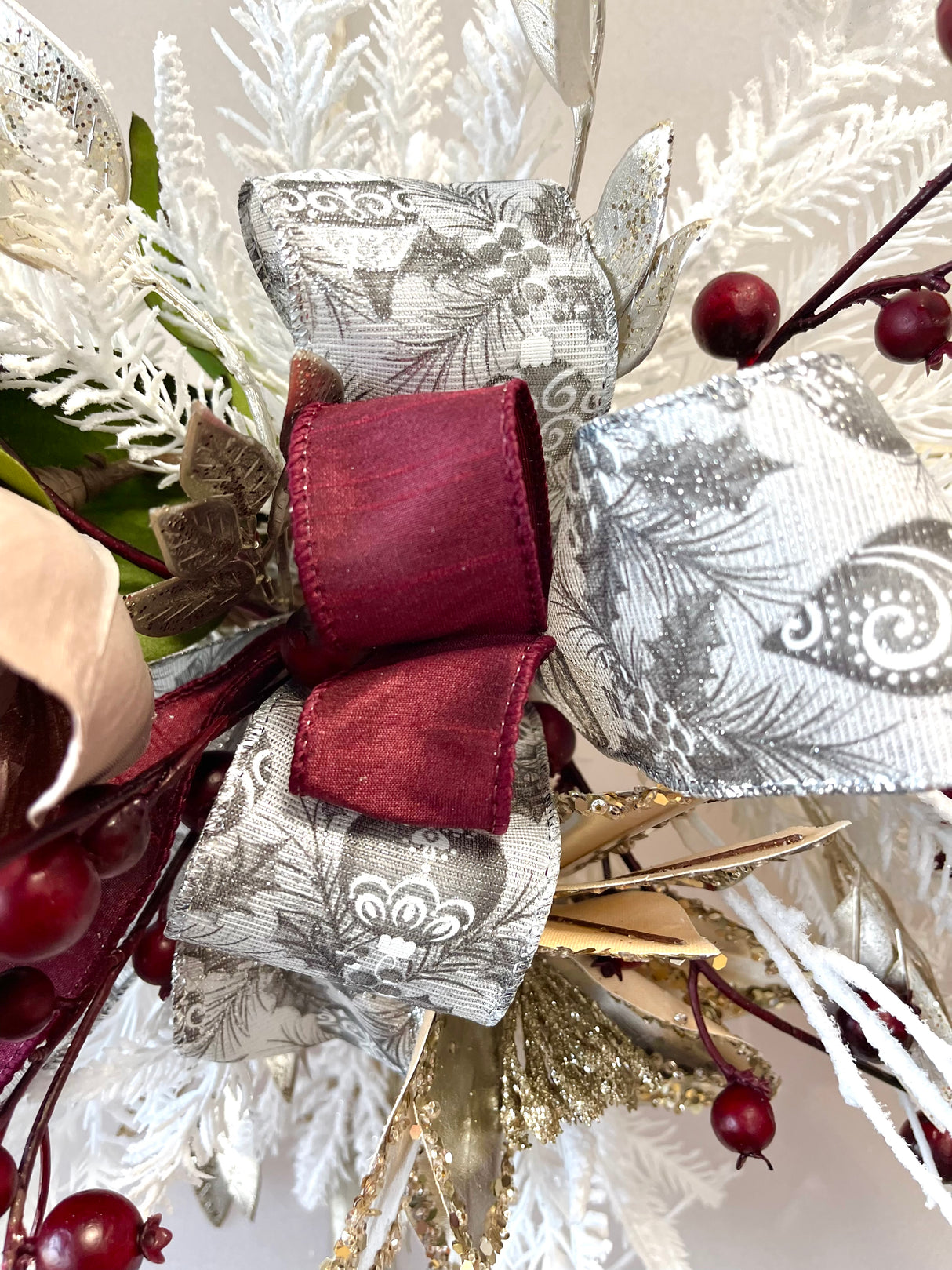 38" Dancing In the Snow Swag