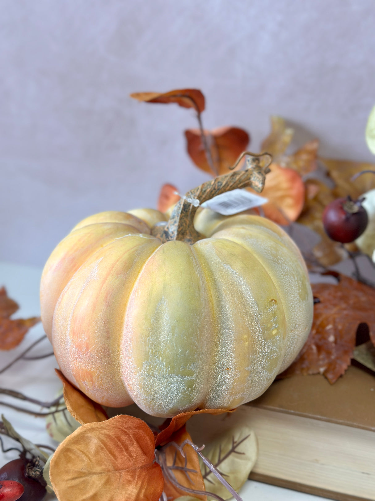 6.5" Beautiful Fall Pumpkin