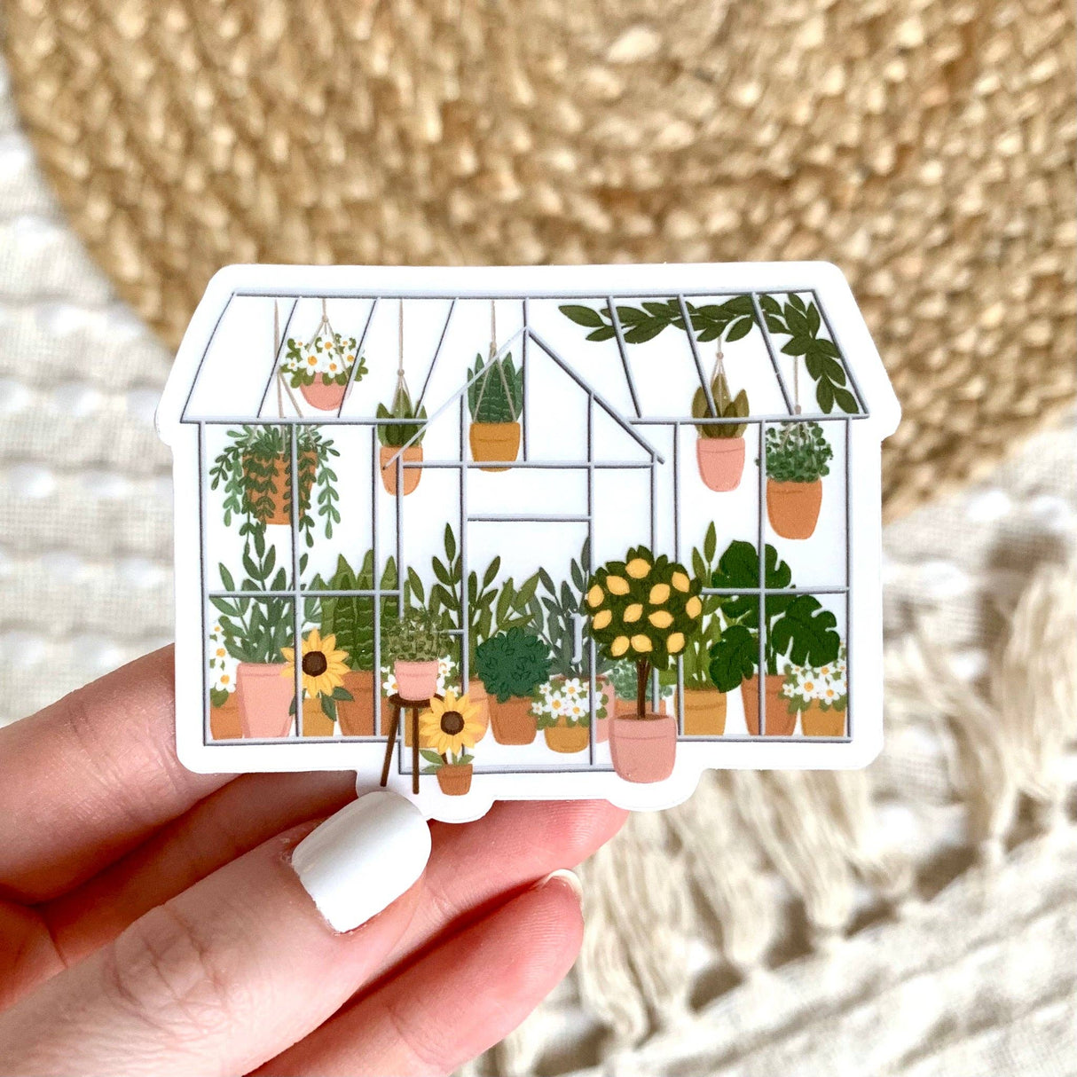 Clear Greenhouse Sticker