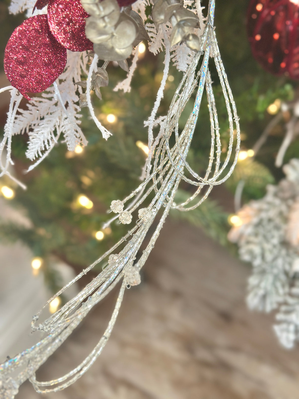 48" Acrylic Bugle Bead Garland