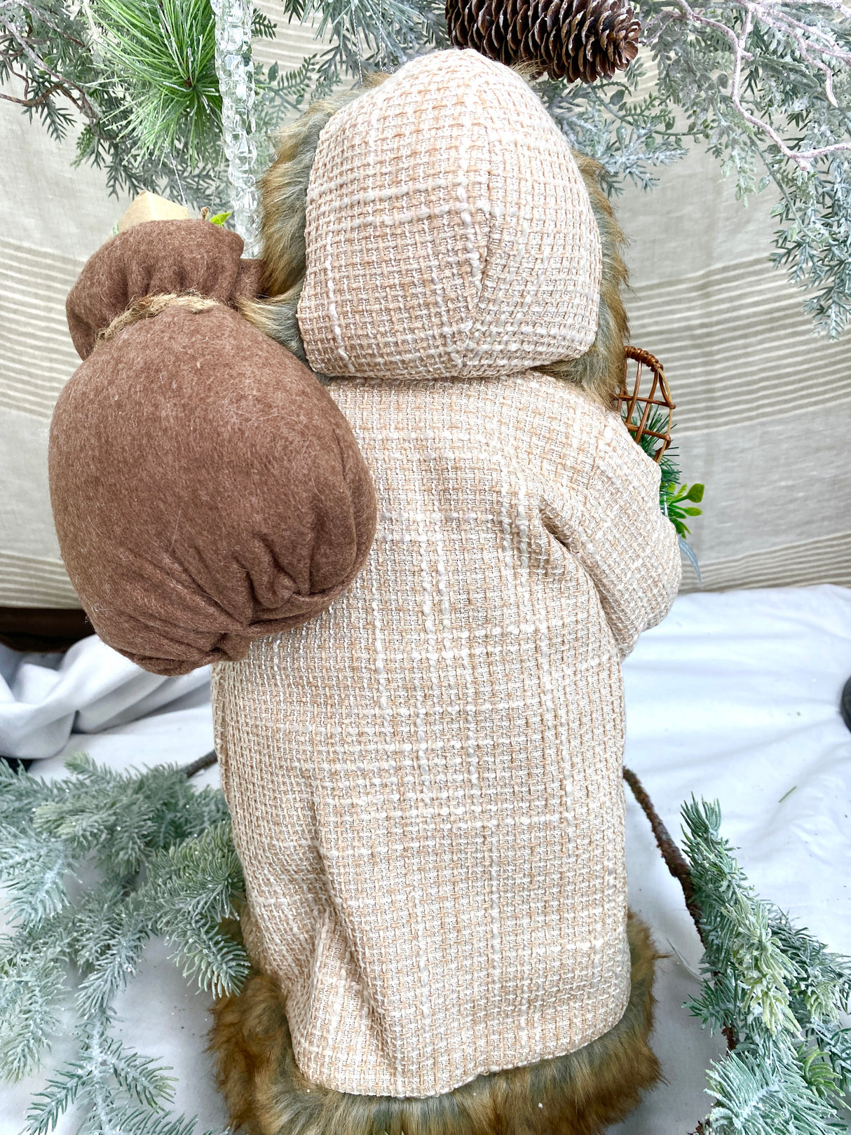 Cabin Christmas Santa