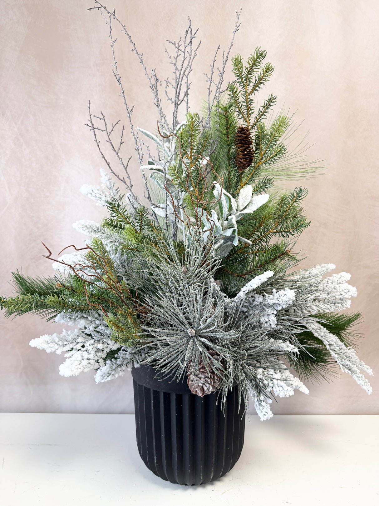 Luxe Winter Porch Pot Kit