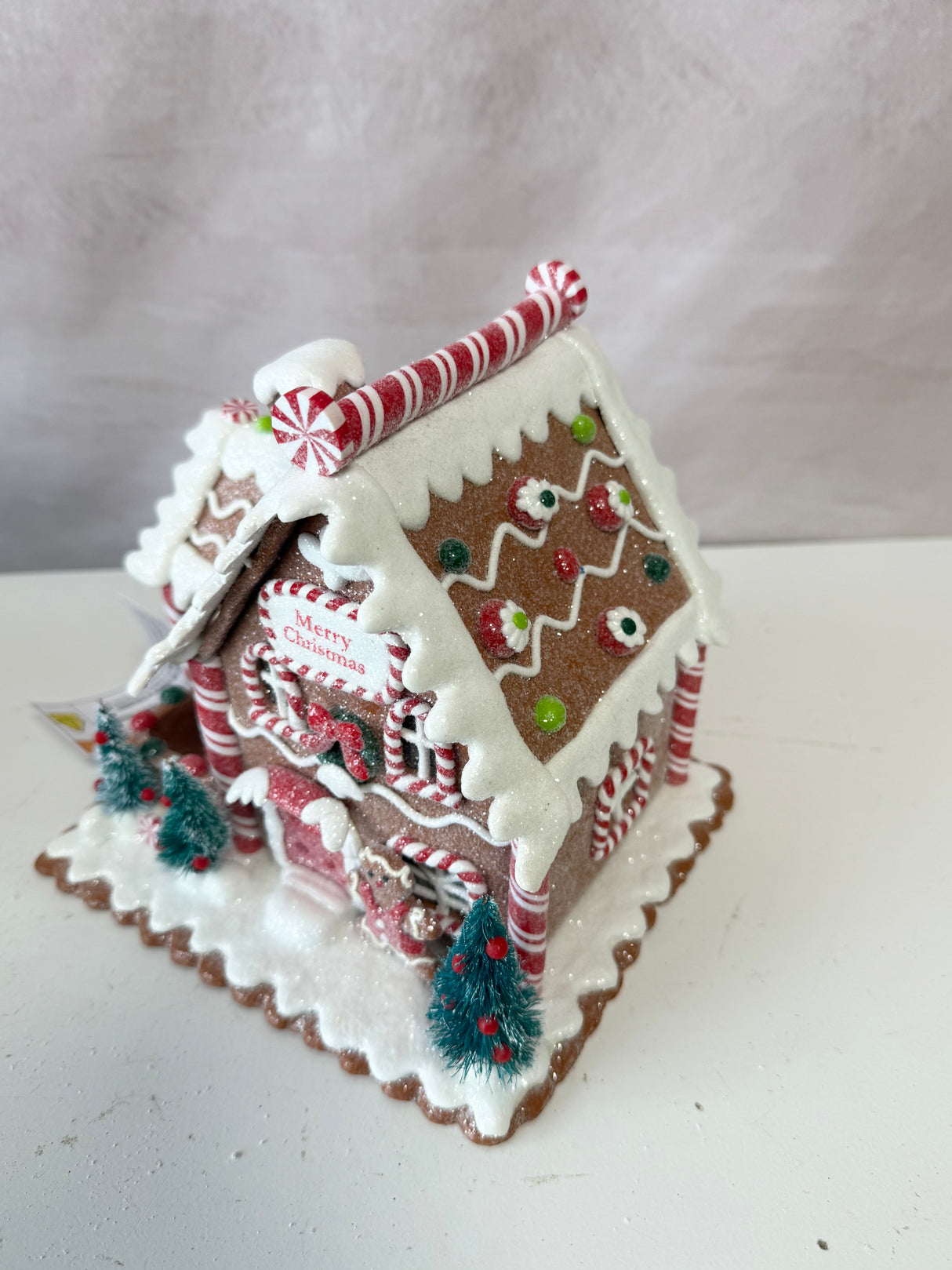 Claydough Gingerbread Lighted House