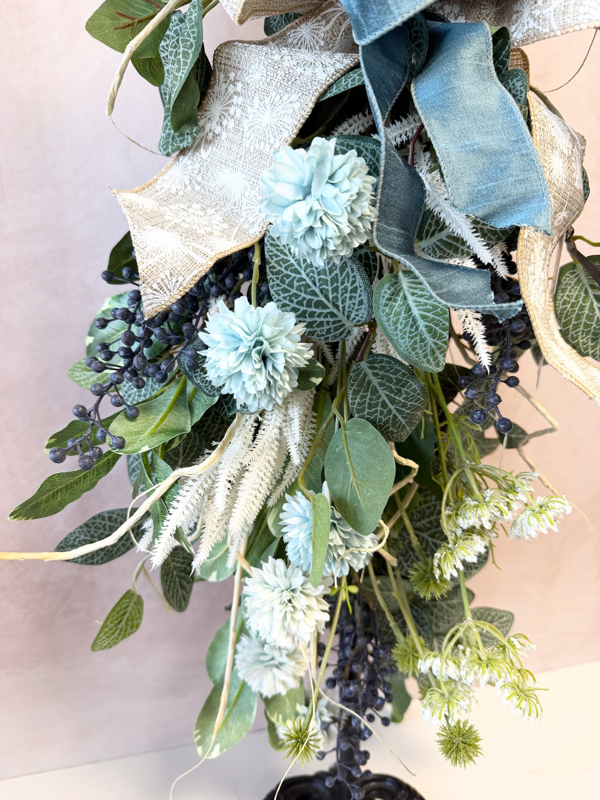 33" Garden In Bloom Swag