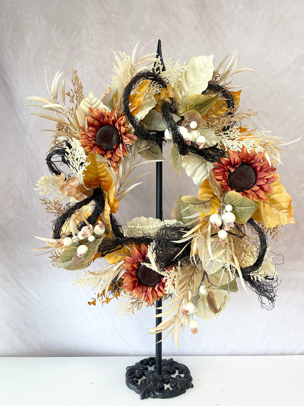24" Autumn Sunrise Wreath