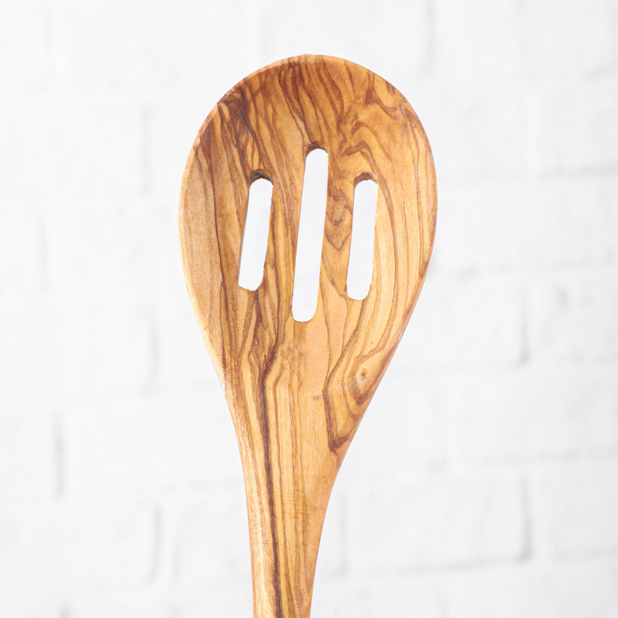 Olive Wood Handmade Slotted Spoon