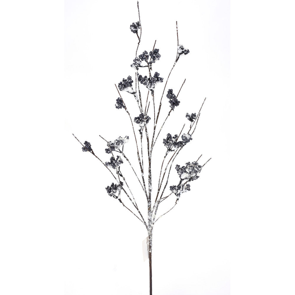 Winter Berry Branch, Faux Flowers, Snowberry