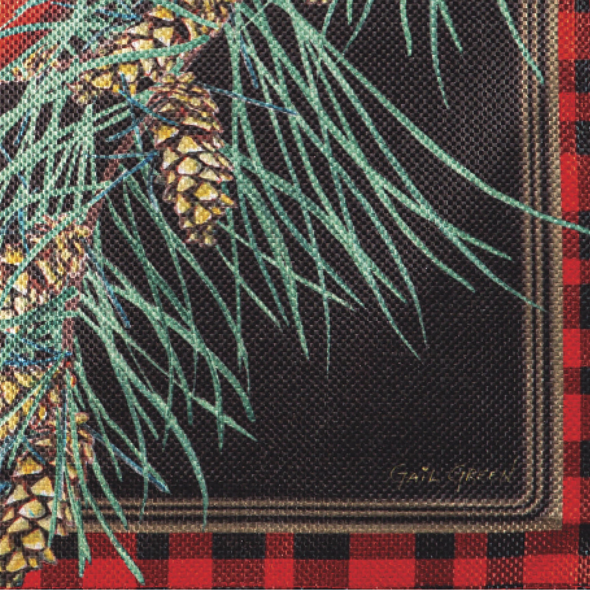 Cardinal Peace Burlap Garden Flag