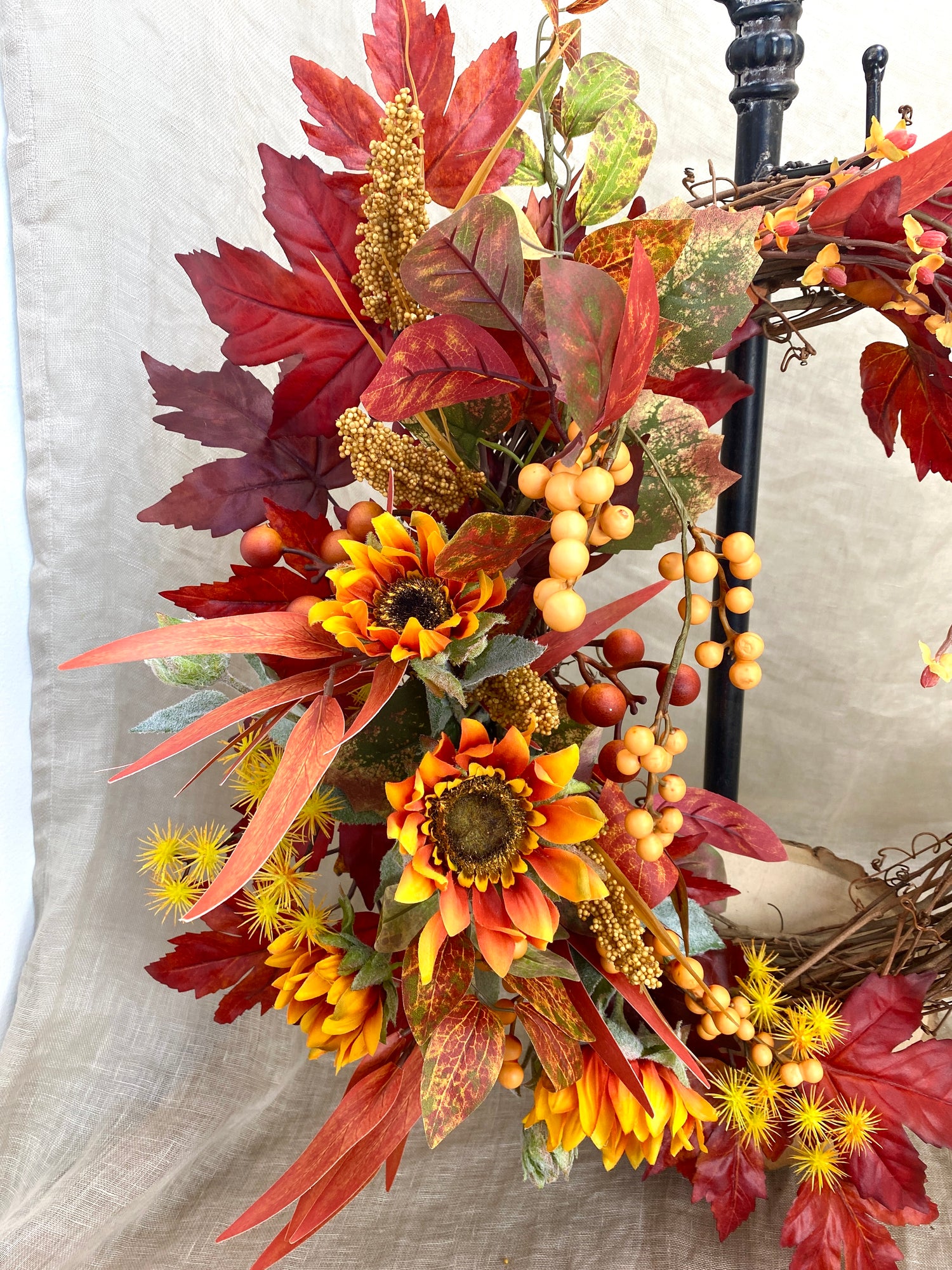 25" Beautiful Fall Day Wreath