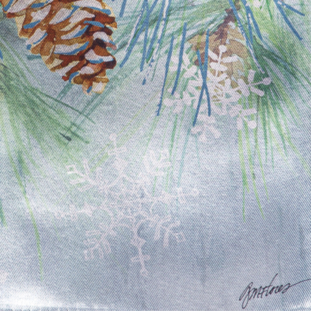 Winter Frost Lustre Garden Flag