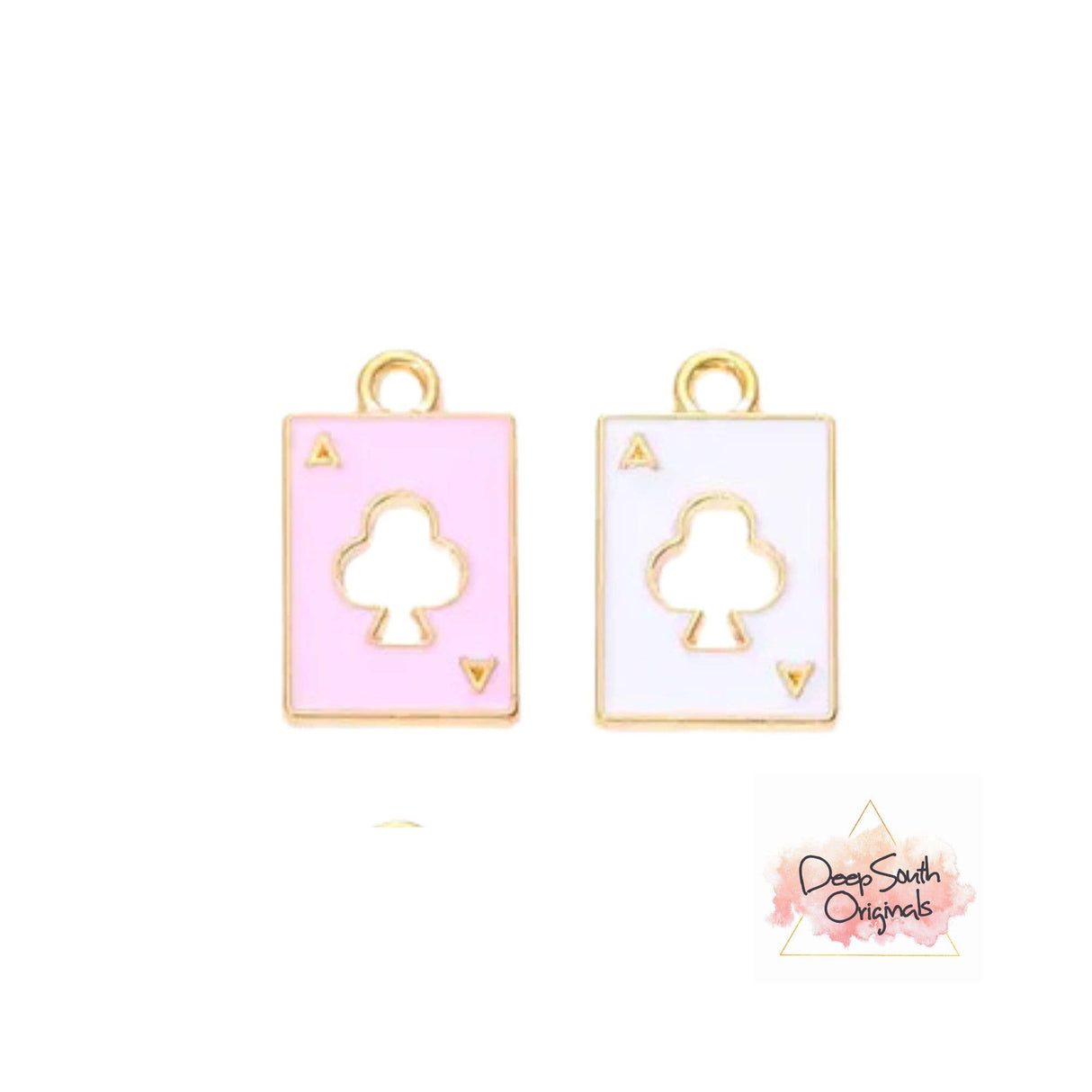 Playing Card Charm : White