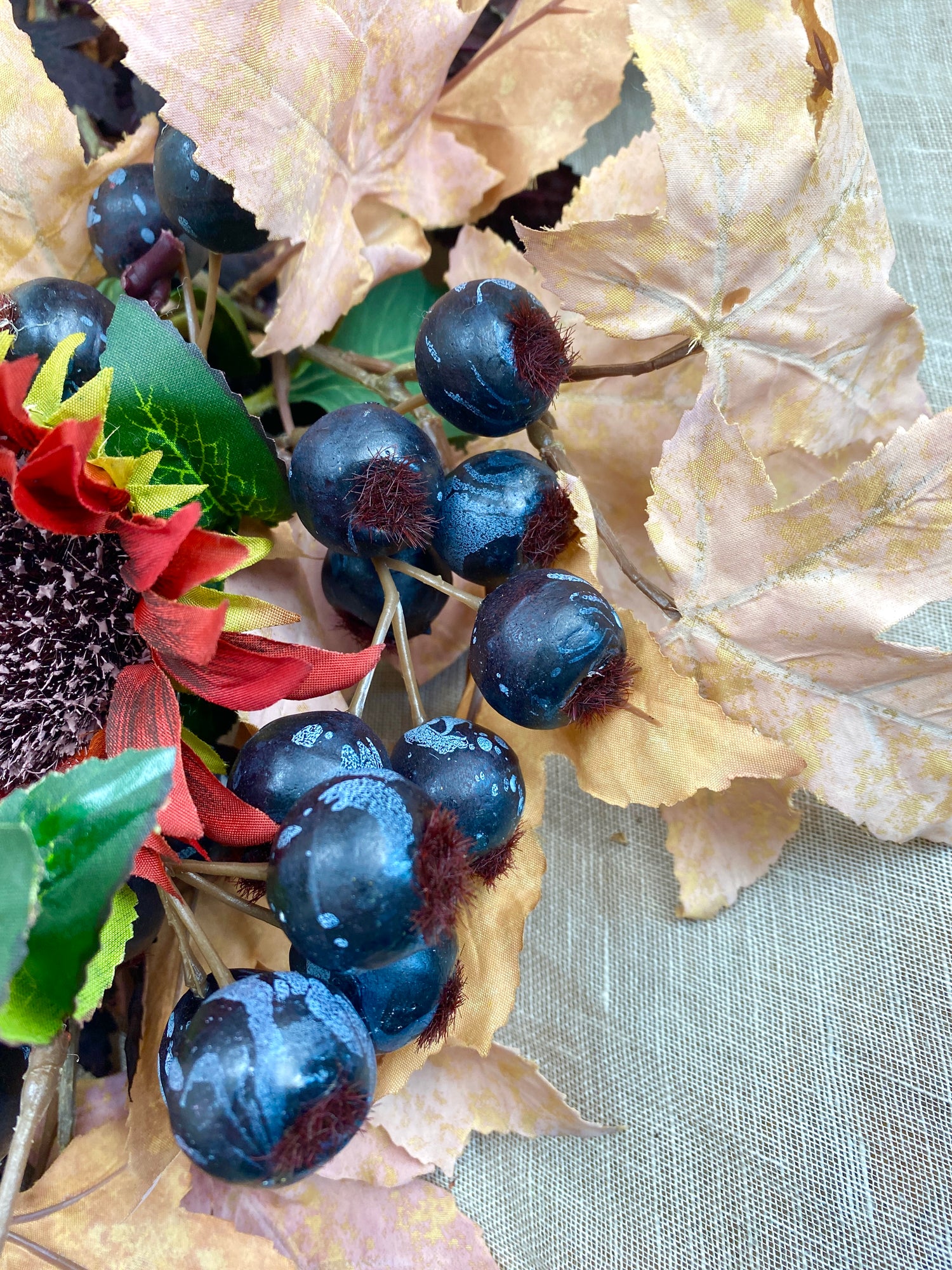 68" Autumn Darkness Garland