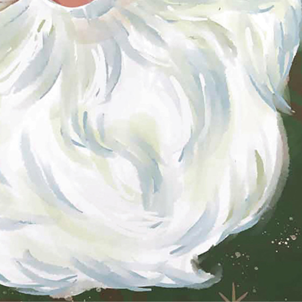 Merry Santa Applique Garden Flag