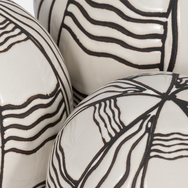 Curvy Lines Orb -3 Sizes