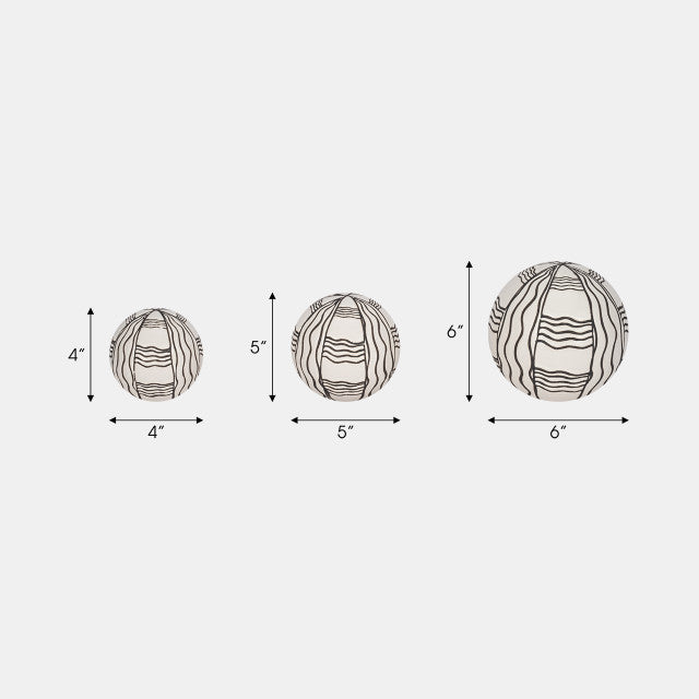 Curvy Lines Orb -3 Sizes