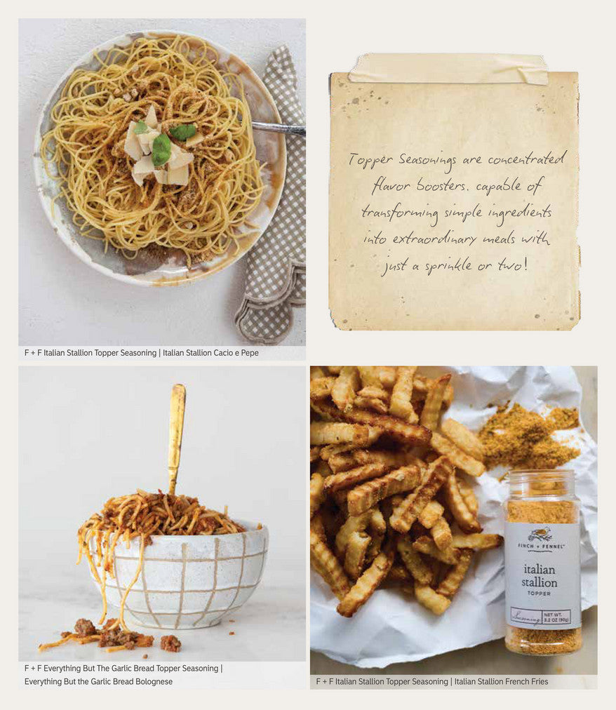 3.2 oz. Italian Stallion Topper Seasoning