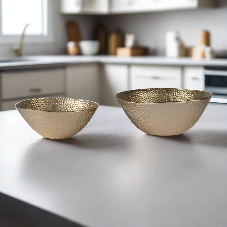 Hammered Champagne Bowl -2 Sizes
