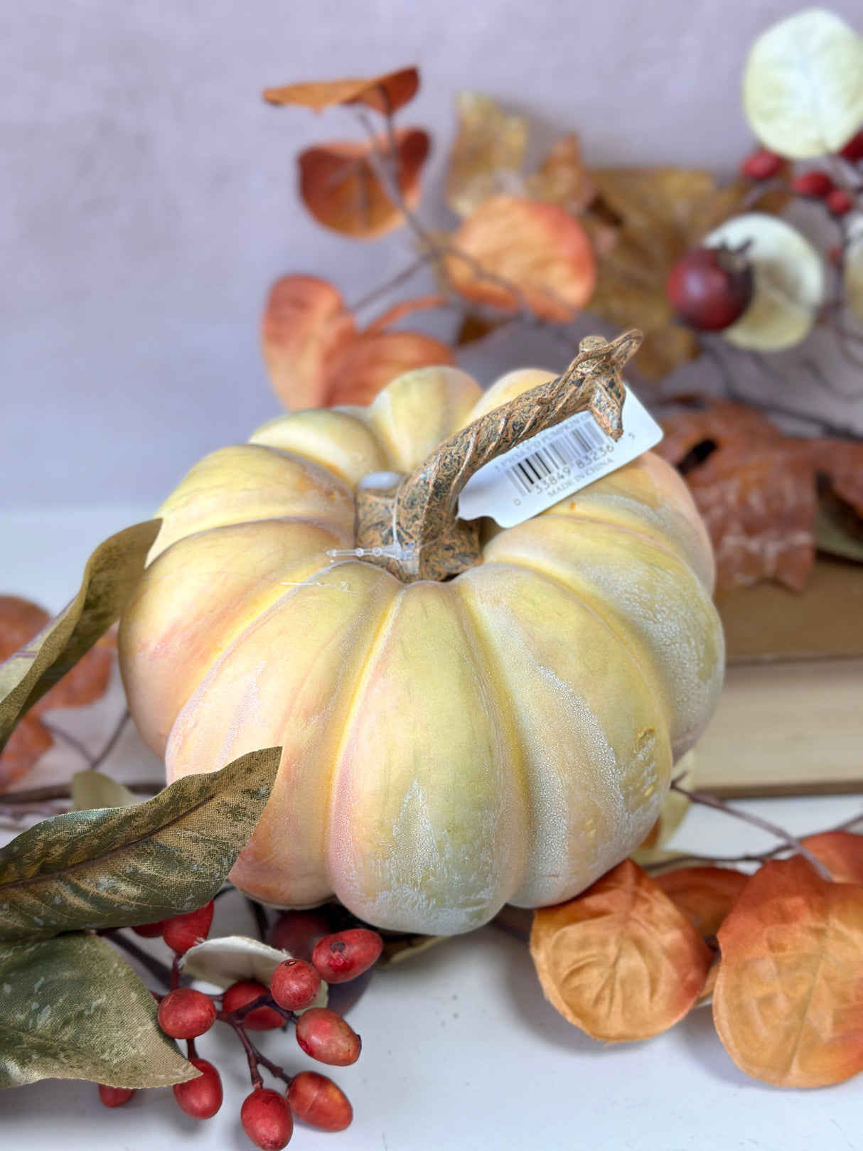 6.5" Beautiful Fall Pumpkin