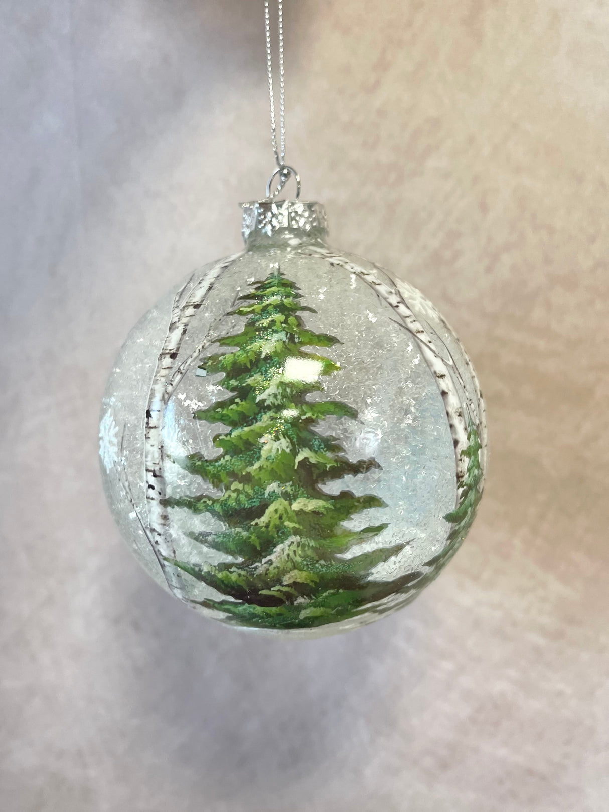 Warm Hearts Glass Ornament