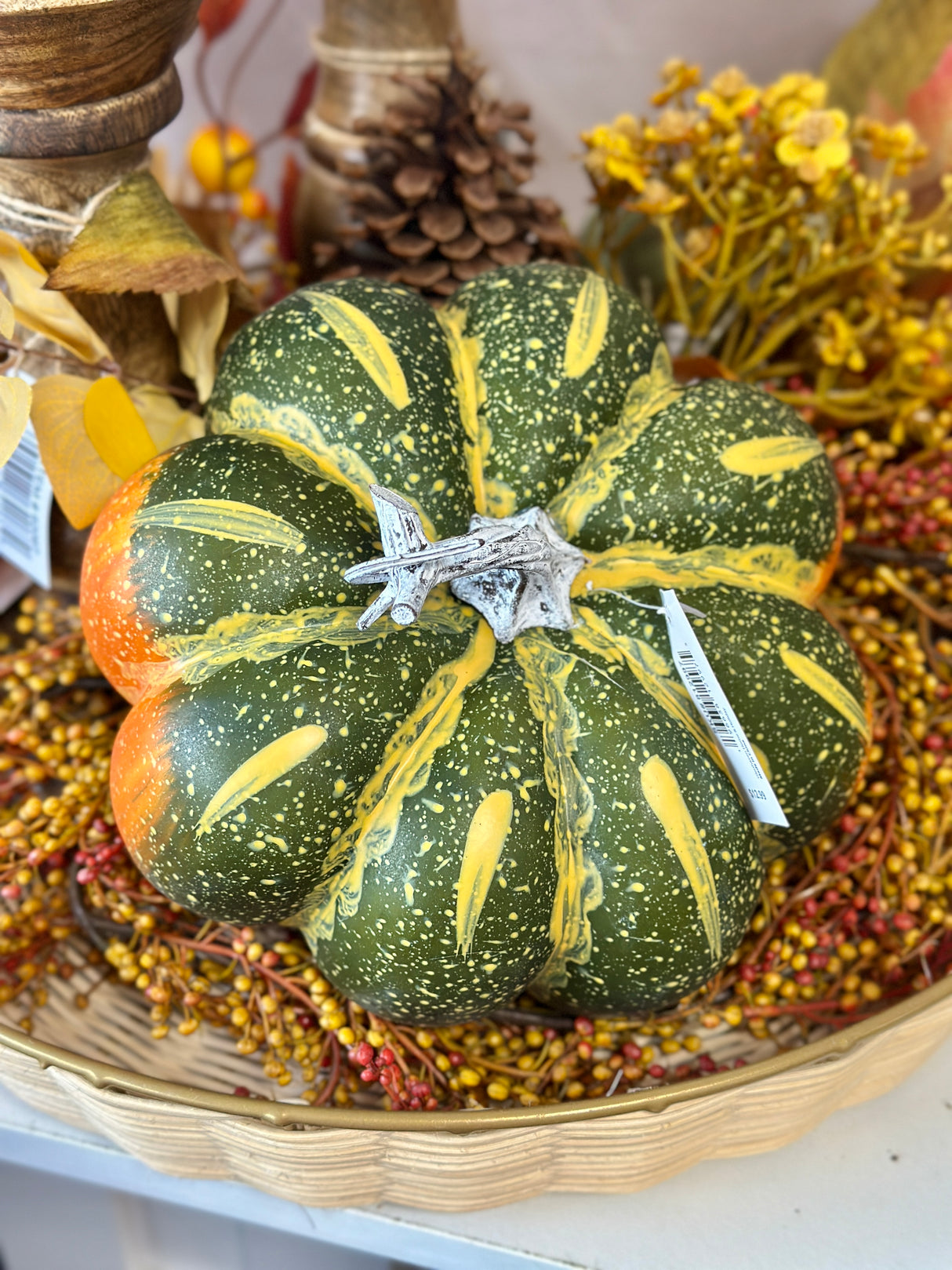 Fall Fun Green Pumpkin