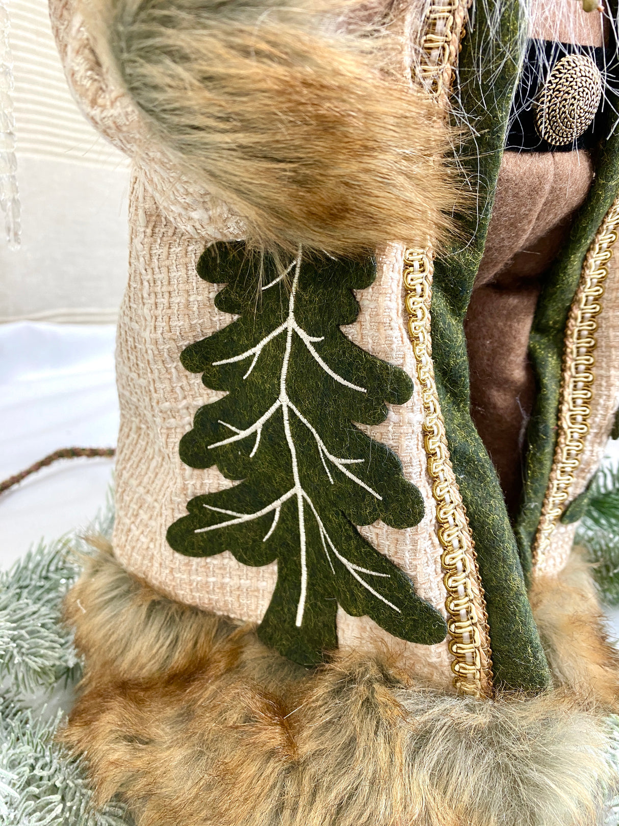 Cabin Christmas Santa