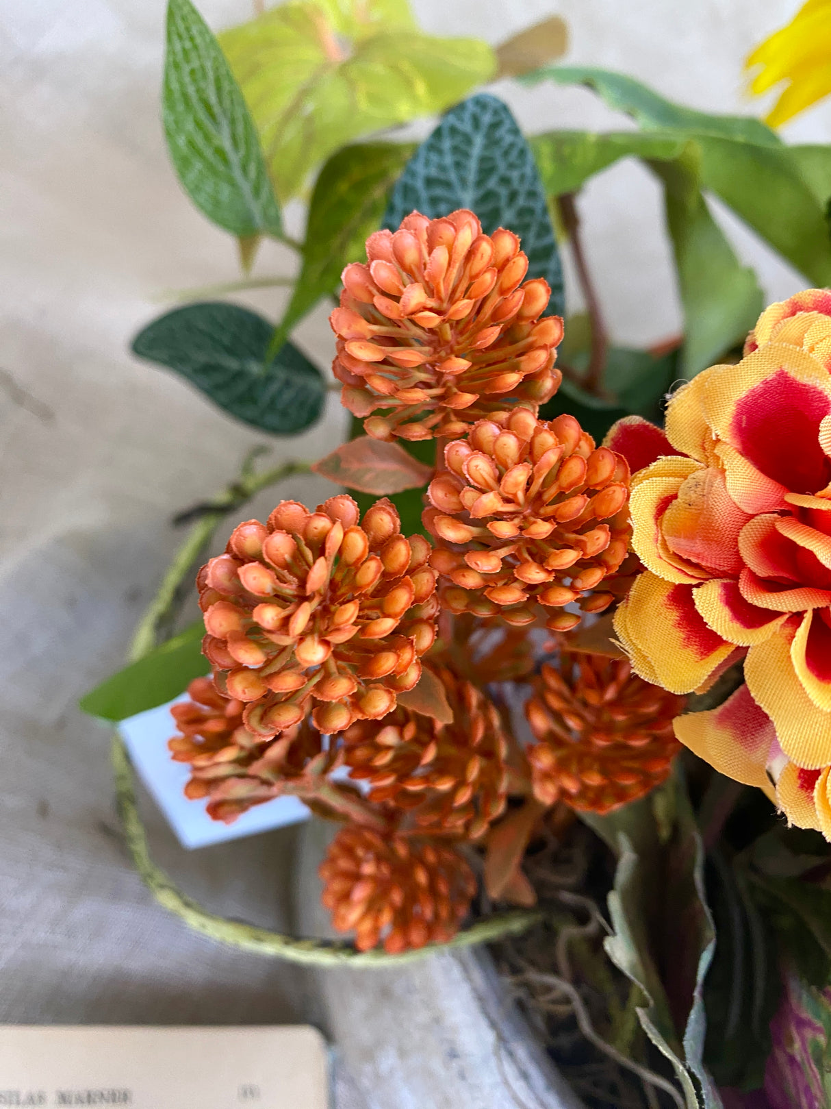 16" Fall Sunset Centerpiece