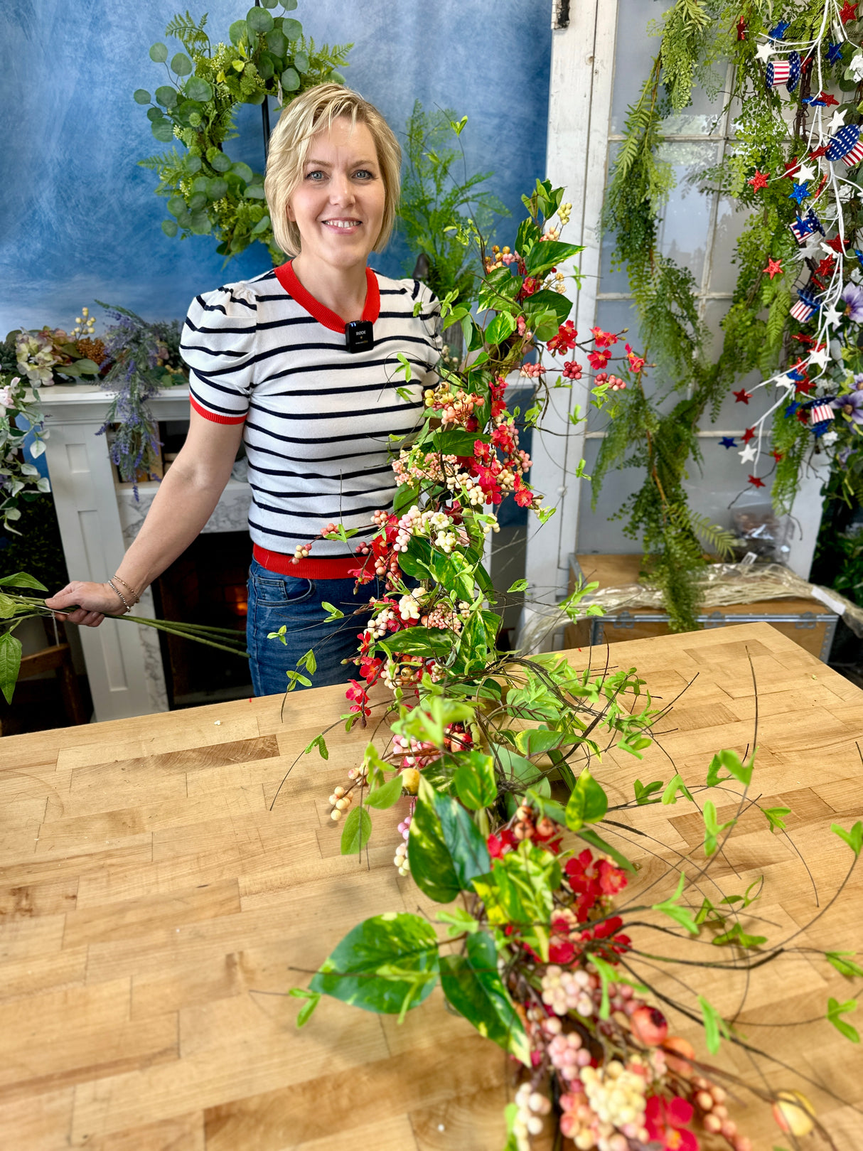 5' Mini Leaf Garland