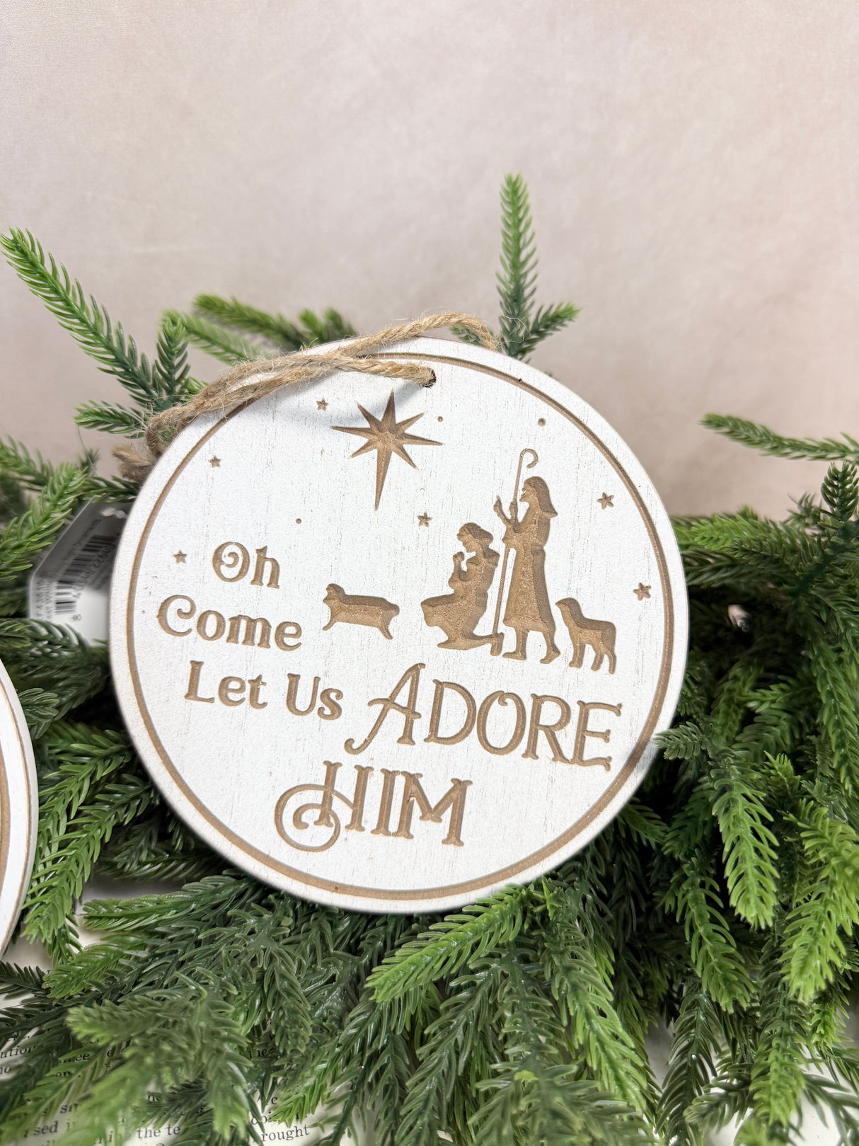 White O Holy Night Ornament -3 Styles