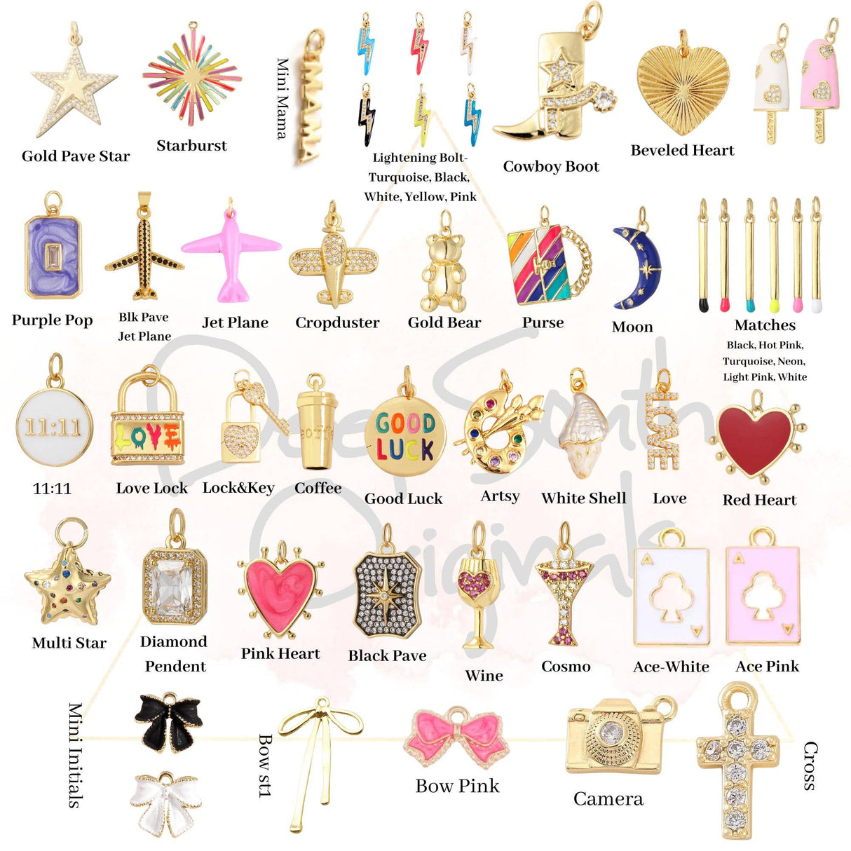 Playing Card Charm : White