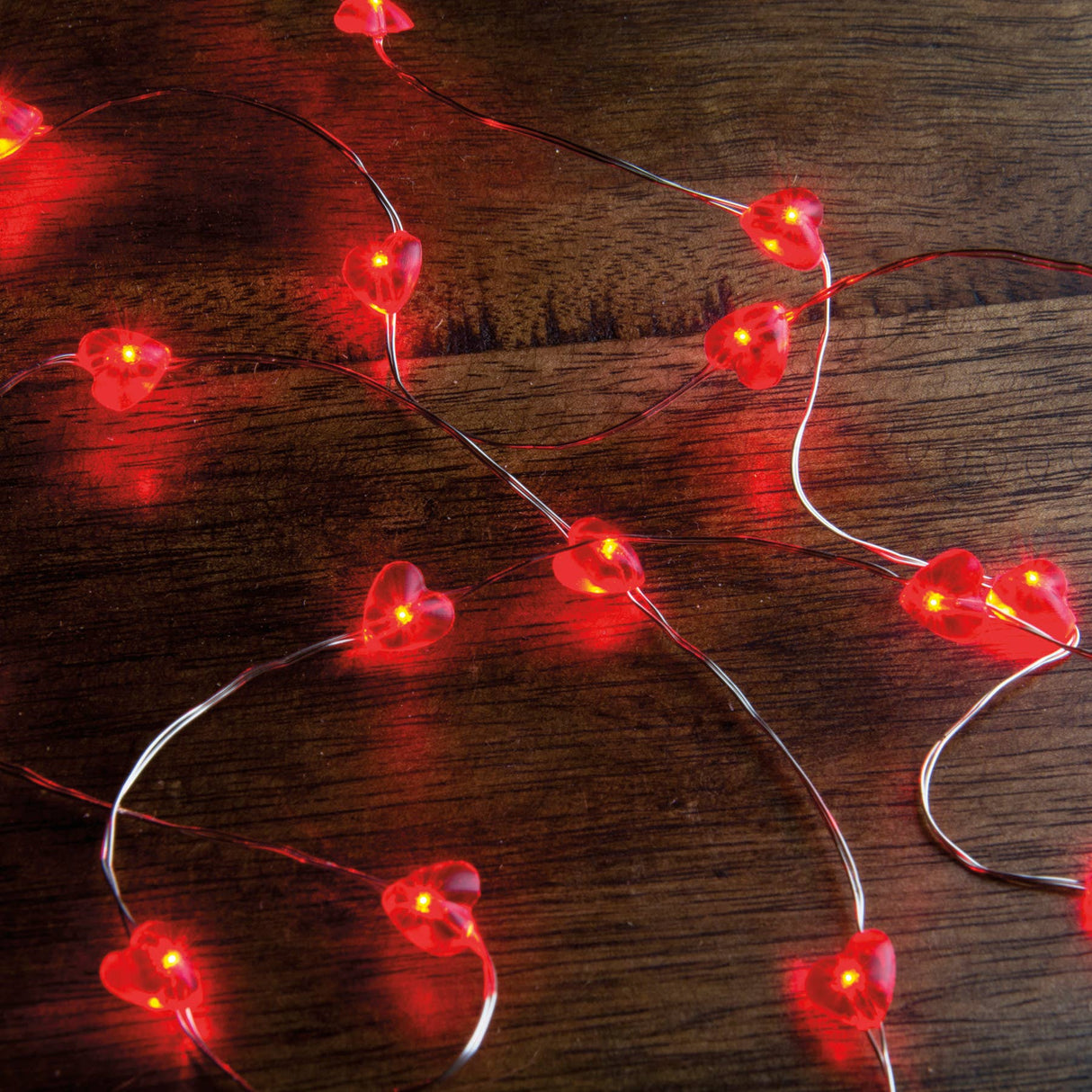 Hearts Wire Light Strand