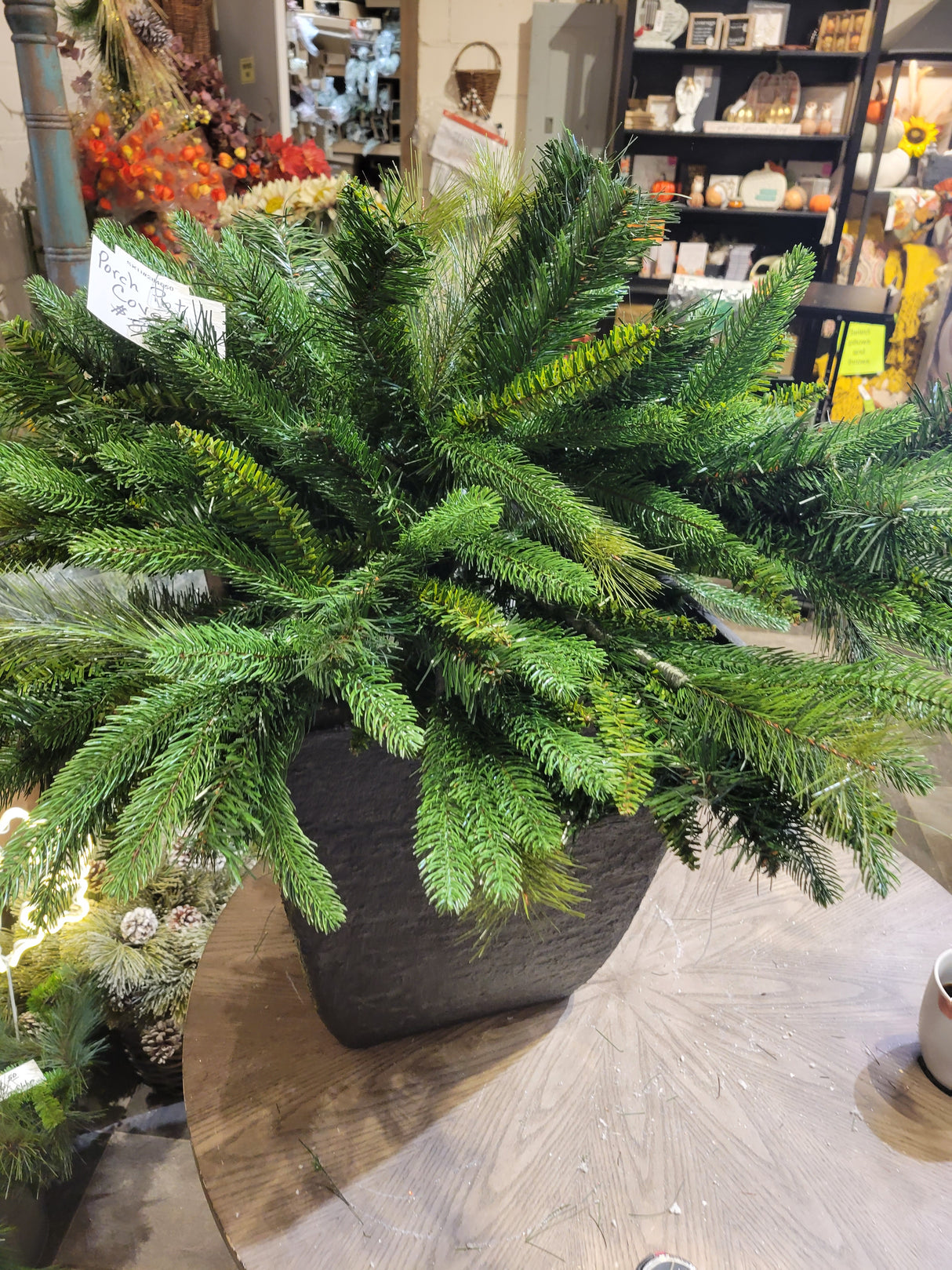 Pine Porch Pot Cover