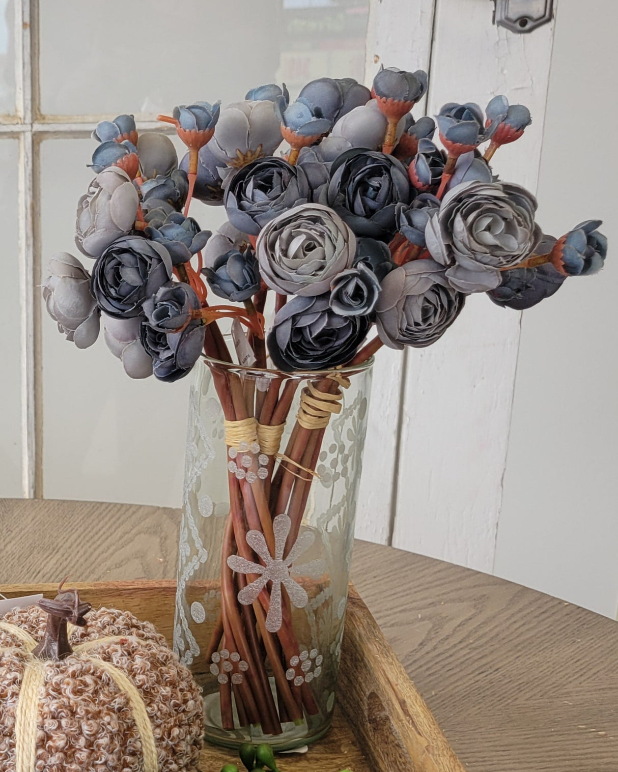 Dusty Blue Ranunculus Bundle
