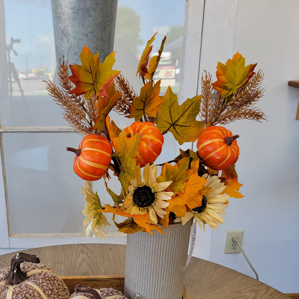 Pumpkin Sunflower Maple Pick