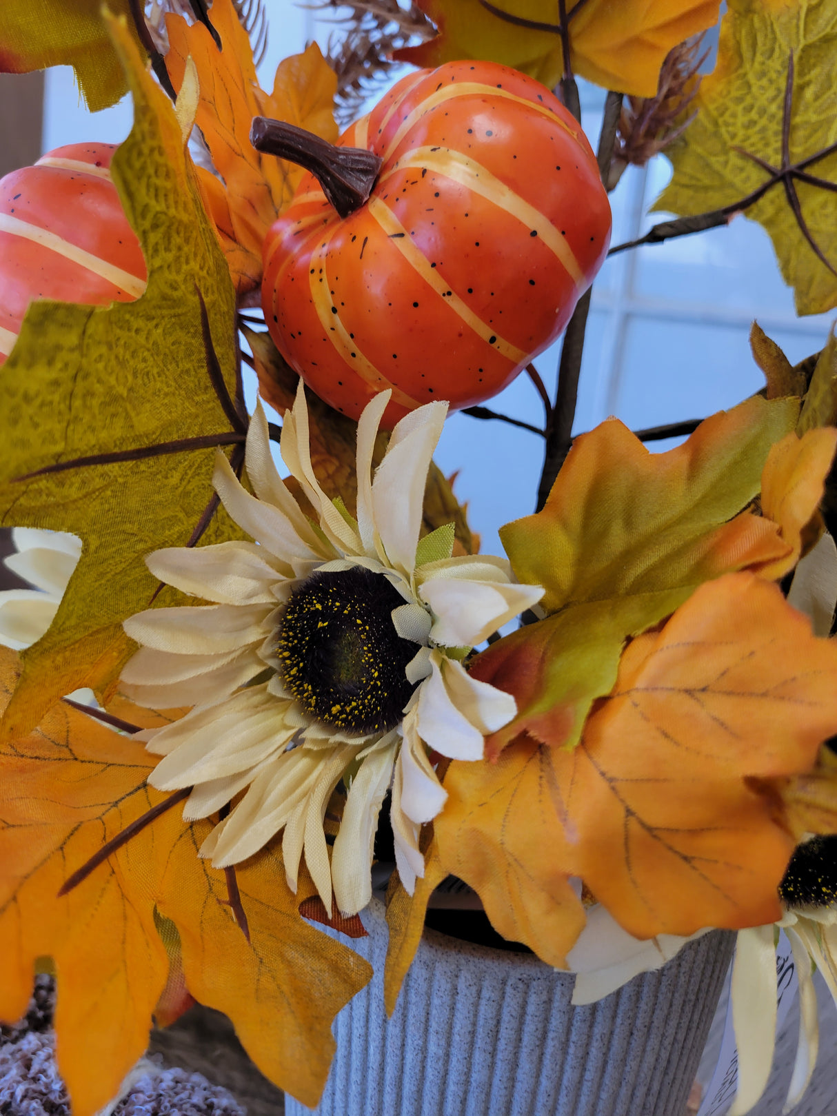 Pumpkin Sunflower Maple Pick