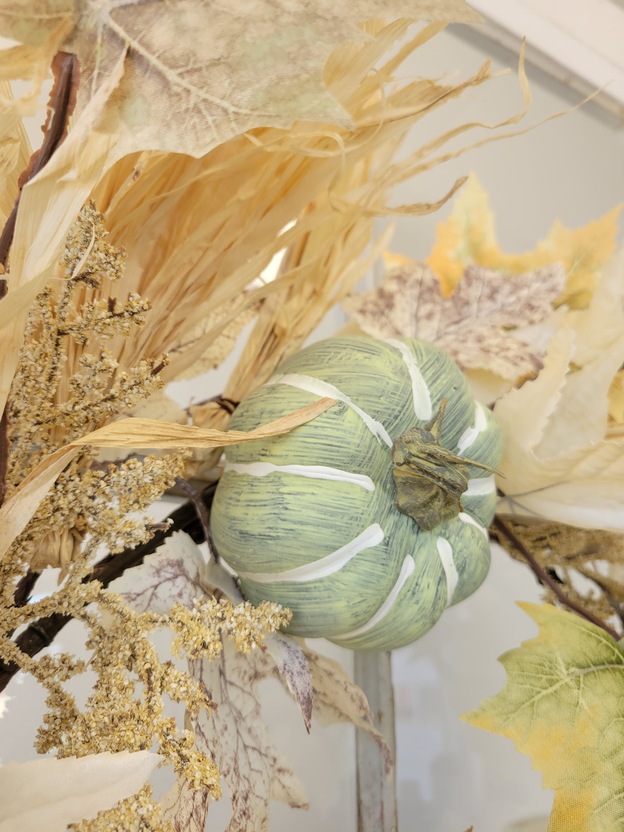 Harvest Leaf Husk Wreath