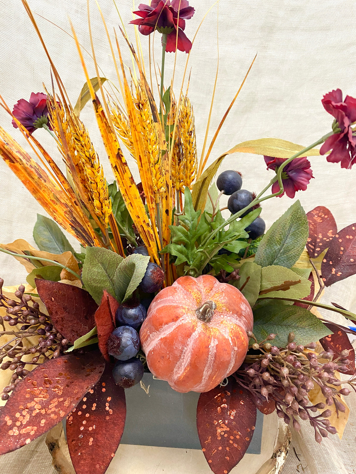 21" Deep Autumn Centerpiece