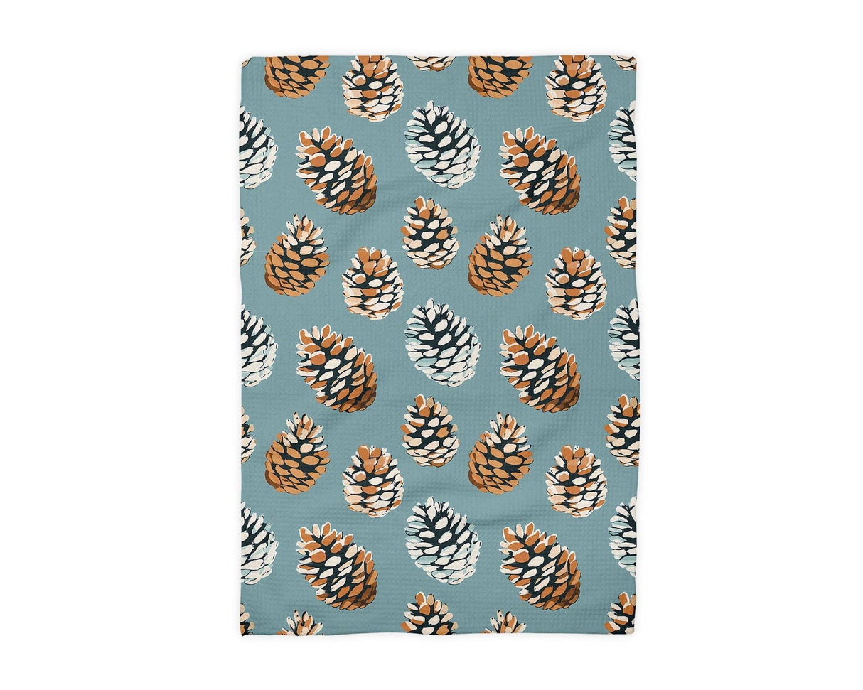 Pinecone Cabin Kitchen Tea Towel