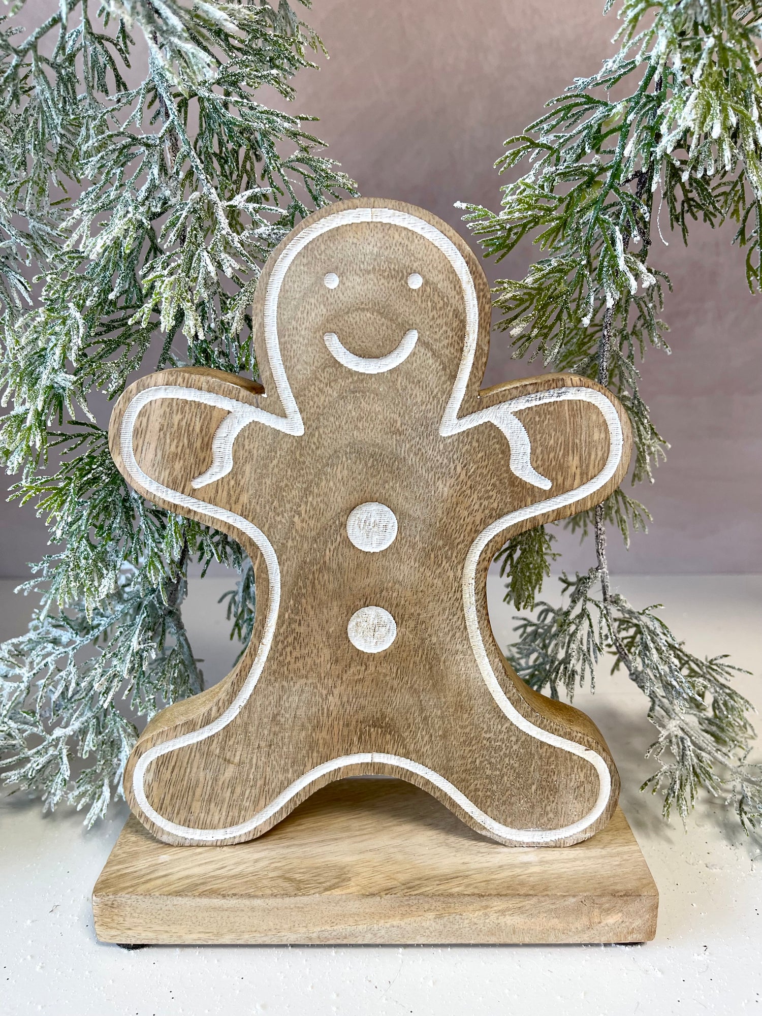 Mango Wood Gingrebread Man