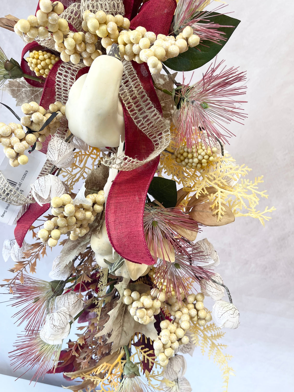 28" Warm Fall Wishes Swag