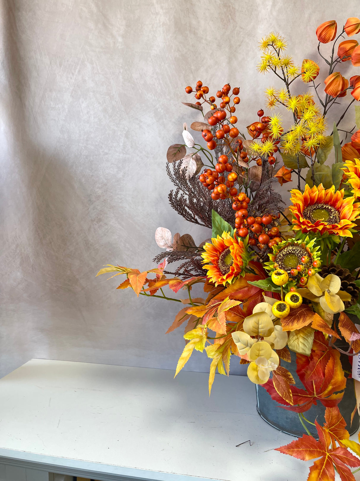 34" Sunny Fall Day Porch Pot