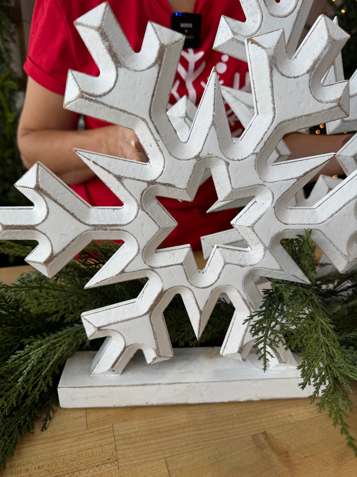 Freefall Wood Snowflakes - 2 Sizes