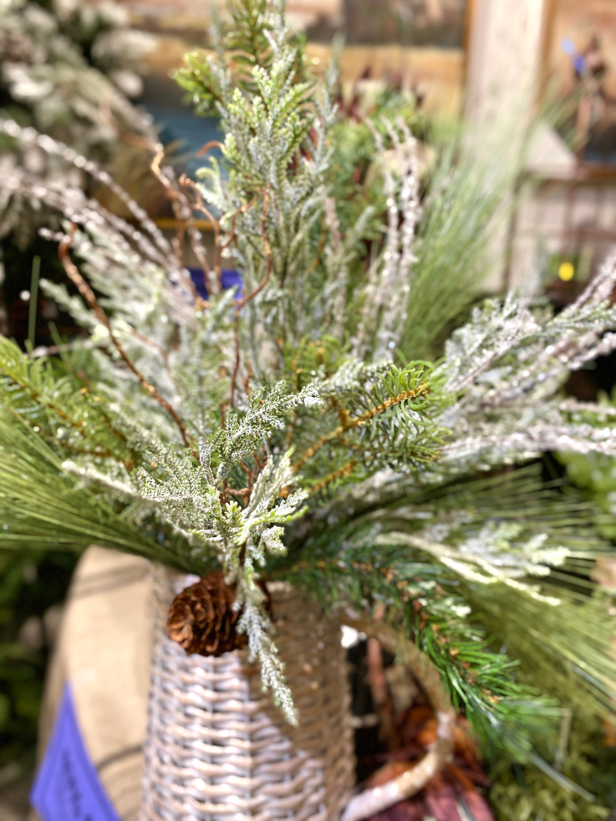 22" Frosted Pinewood Drop-In