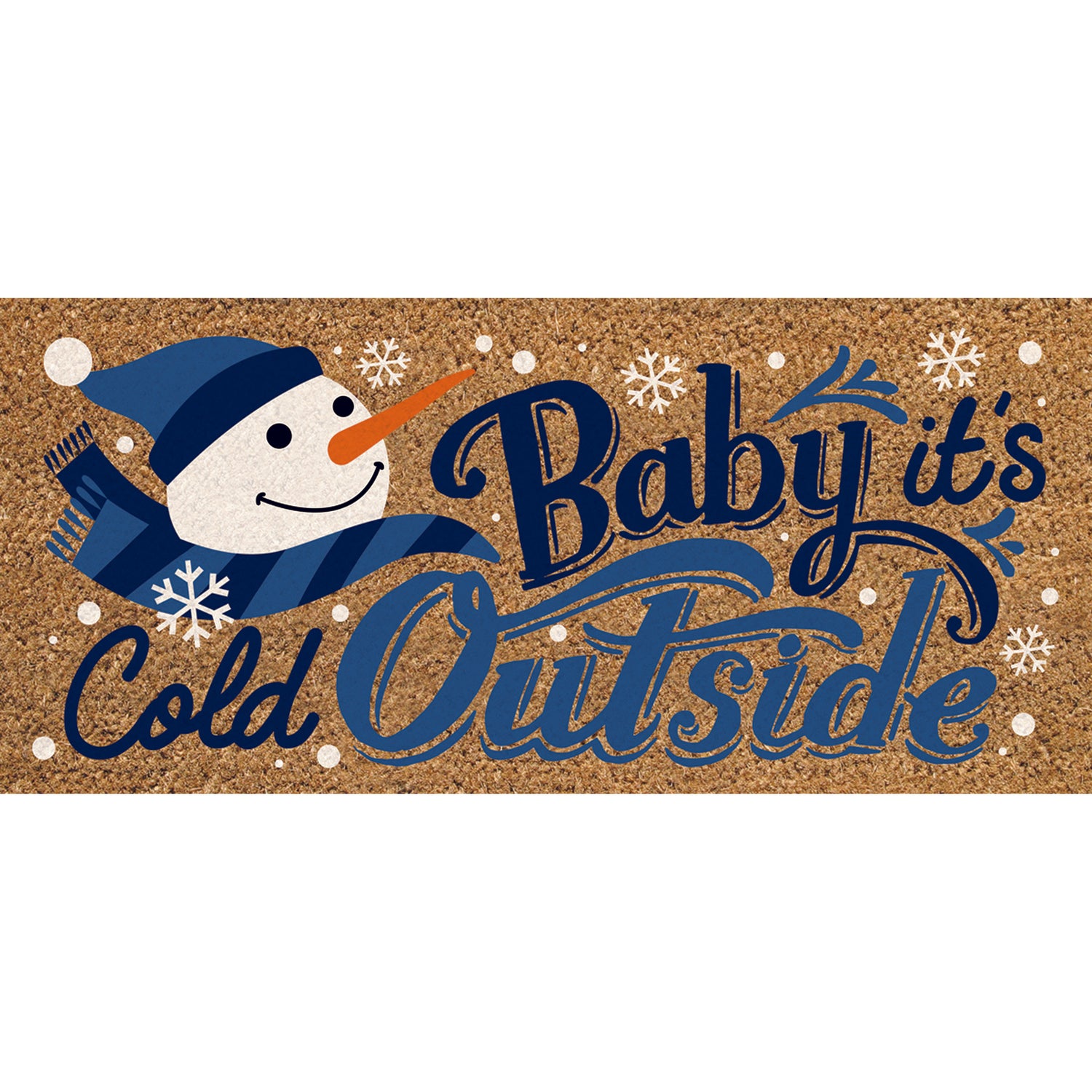 Baby It's Cold Outside Coir Sassafras Switch Mat