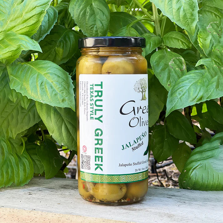 Jalapeño Stuffed Greek Olives