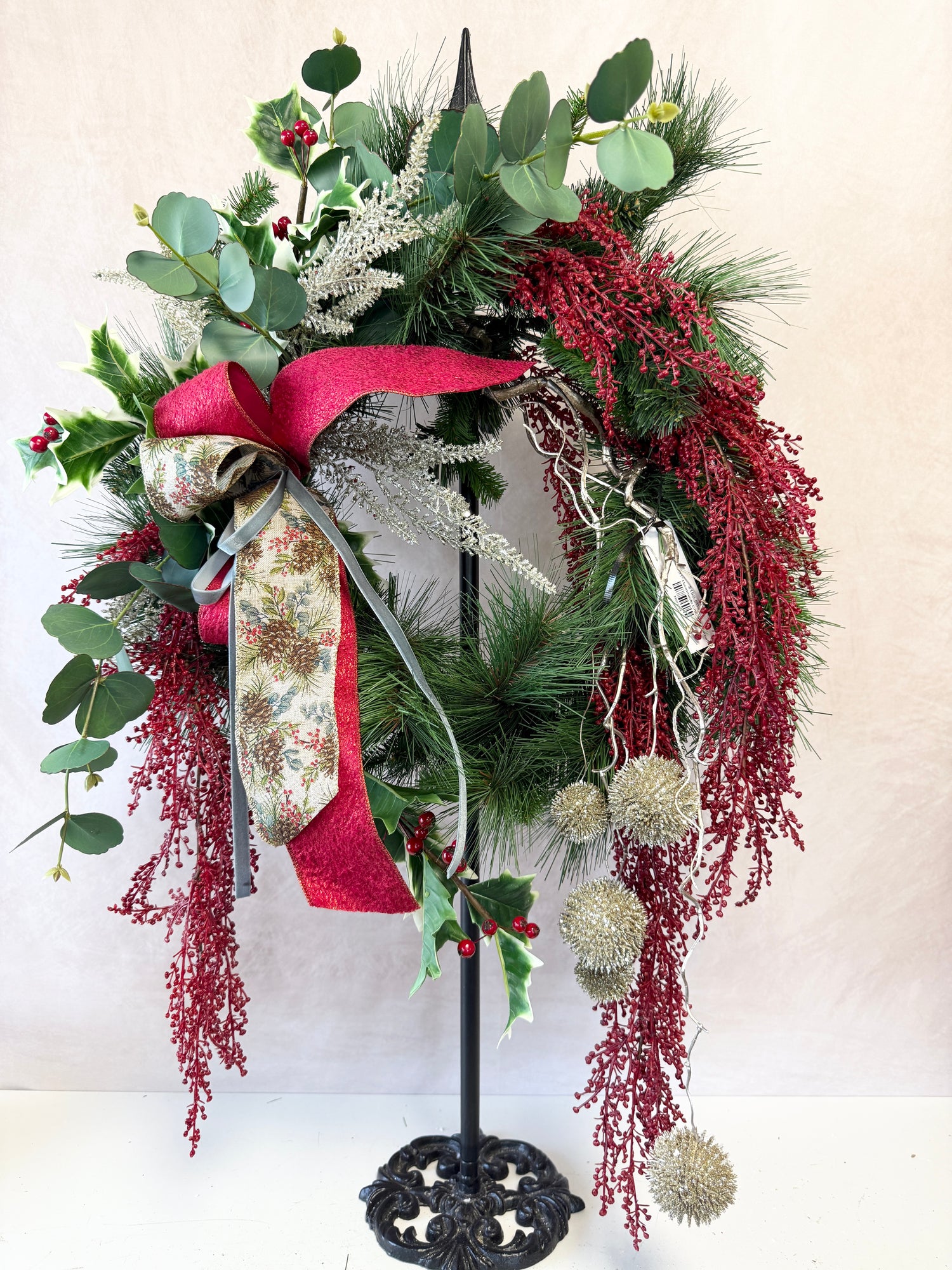 31" Handmade Christmas Wreath