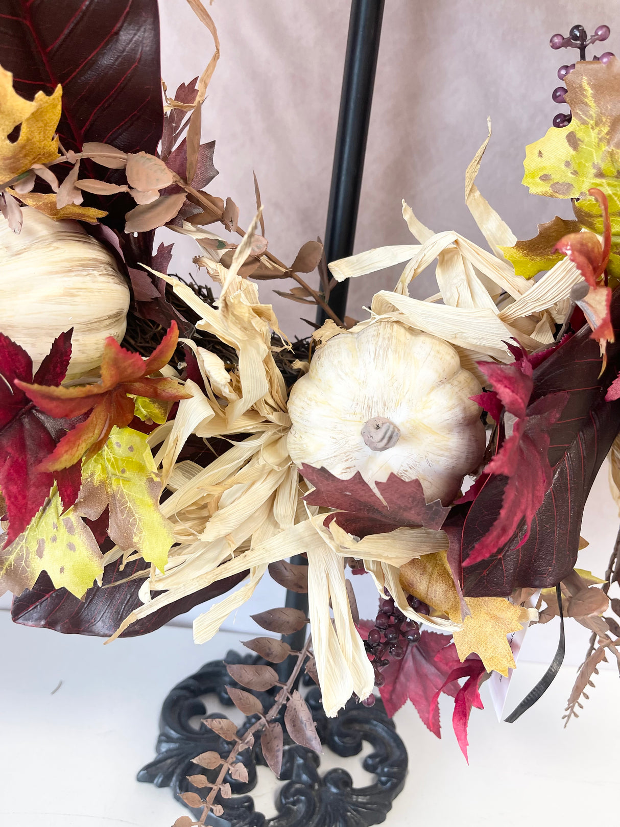 27" Shades of Fall Wreath