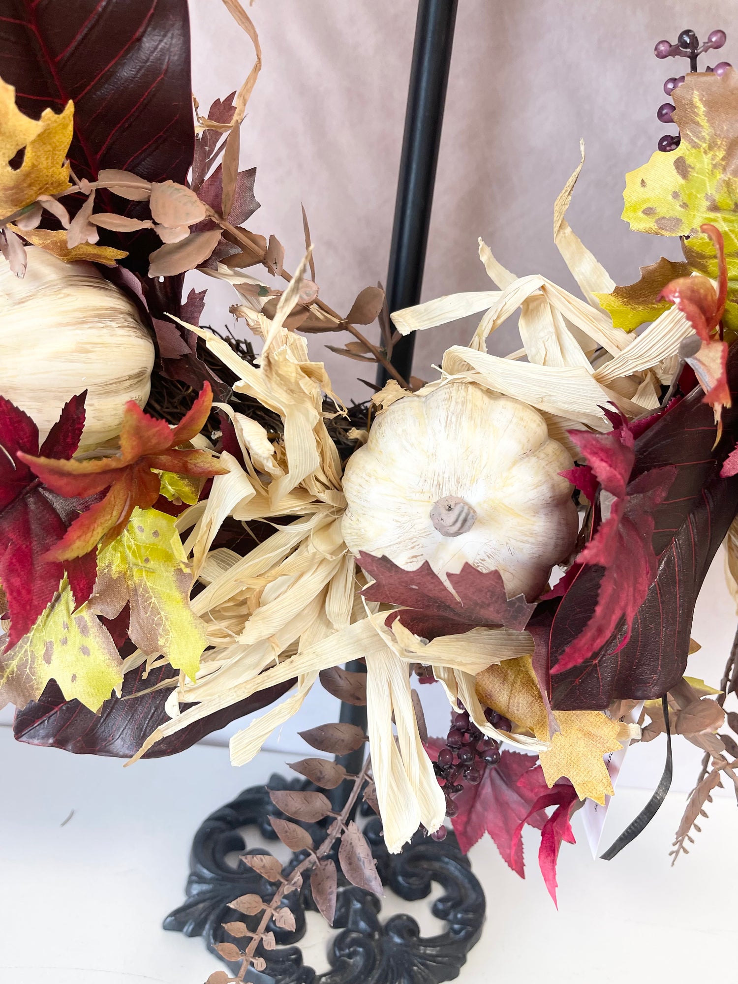 27" Shades of Fall Wreath